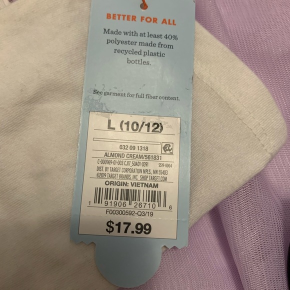 Cat & Jack Girls Size L 10 12 Large Unicorn Dress Tulle Long Sleeve Fall - Picture 9 of 14